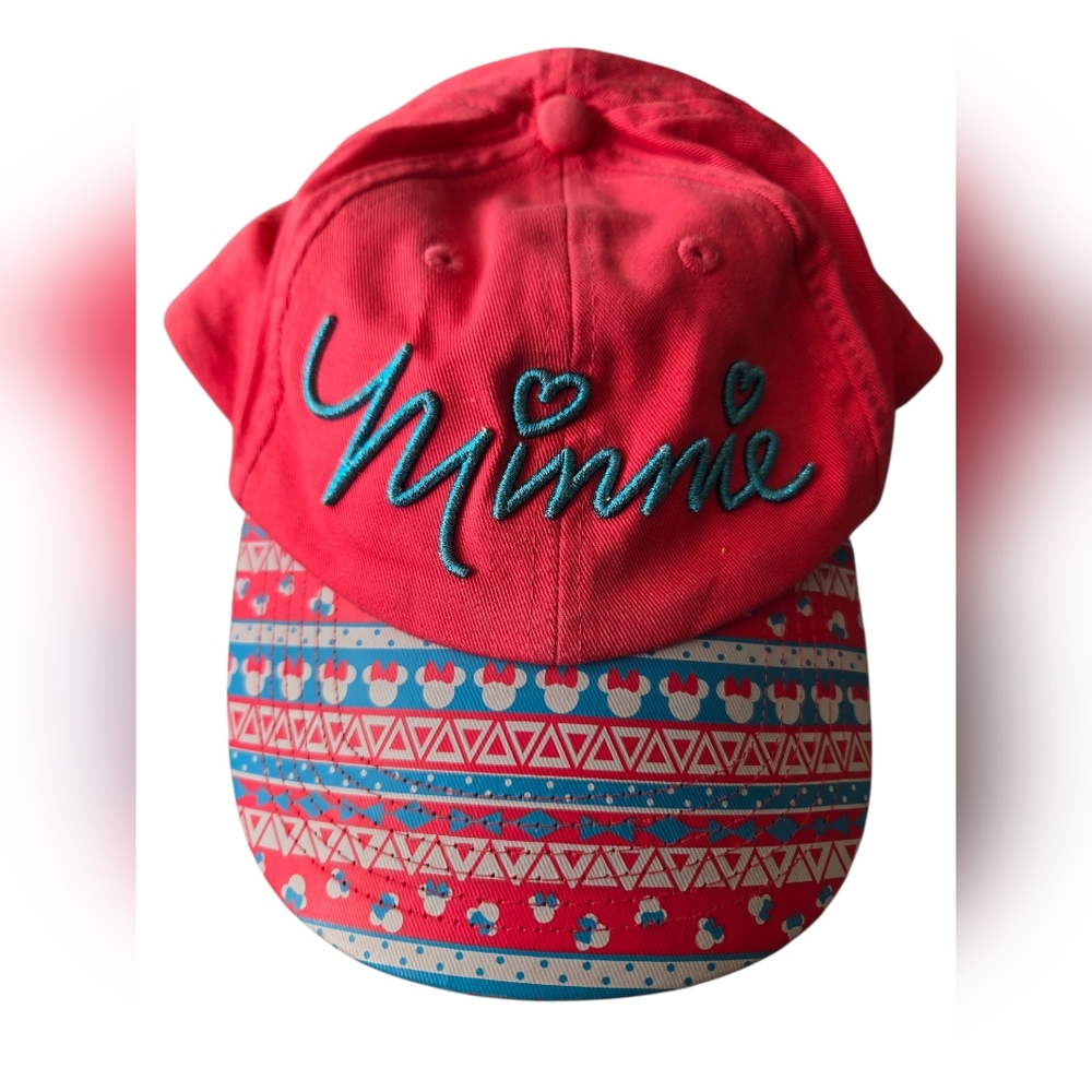 Disney Parks Pink Minnie Mouse Cap Youth